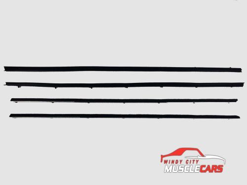 1967-68 ford mustang inner &amp; outer belt weatherstrip kit no reserve!