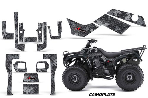 Amr racing kawasaki bayou 250/300 graphic kit wrap quad decals atv 03-12 camoplt