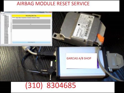 Honda acura  airbag module computer sdm rcm sas acu reset service