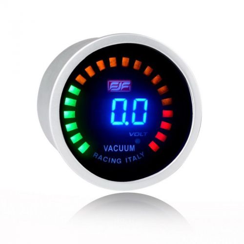 Blue vacuum gauges meters 2&#034; 52mm digital displayed -1~0 bar vacuum car smoke