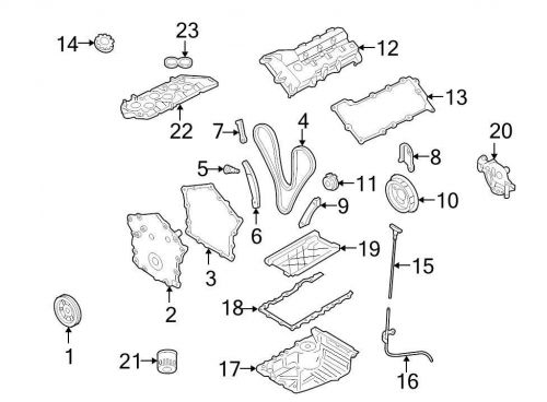 Chrysler oem chrysler engine timing chain guide 4663637 image 8