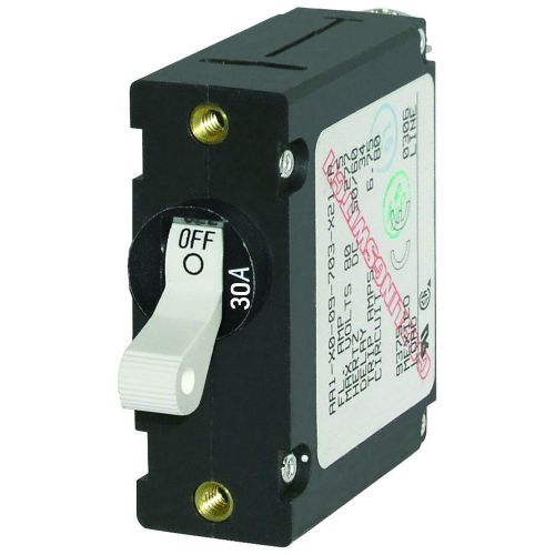 Blue sea 7222 circuit breaker aa1 30a wht -7222