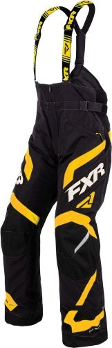 Fxr team fx 2016 snow pants black/yellow lg