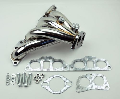 2.0l megan racing header w/ down pipe exhaust manifold fits nissan sentra/200sx