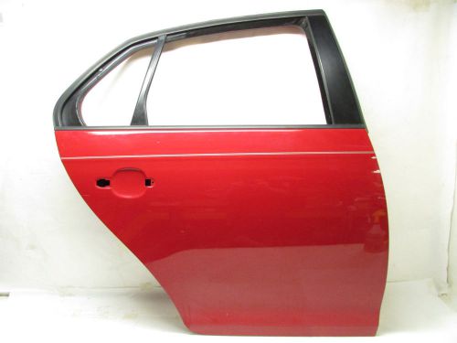 2009 vw jetta rear right door shell only red oem 05 06 07 08 09 10