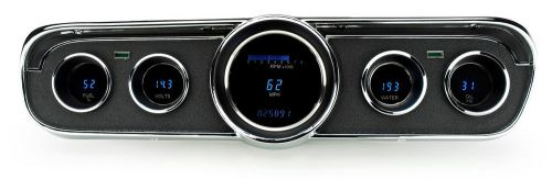 Dakota digital dash 65 66 ford mustang gauge cluster gt style bezel vfd3-65m-gt