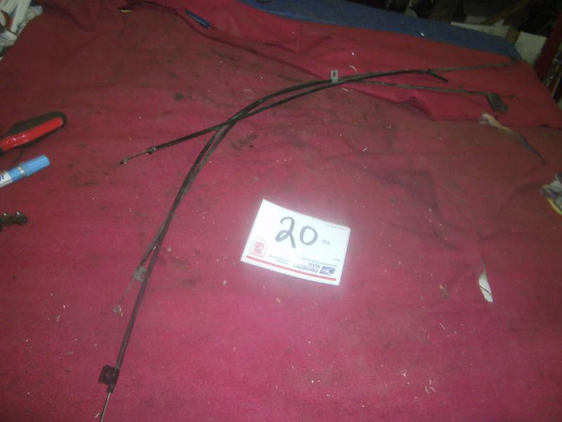 Gm 68 69 chevelle malibu non ac heater control cables ss big block yenko nicky