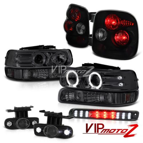 99-02 silverado 2500hd stepside projector headlights parking brake tail lamp fog