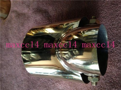 Stainless steel exhaust muffler tail pipe tip for chevrolet cruze 2009-12 sedan