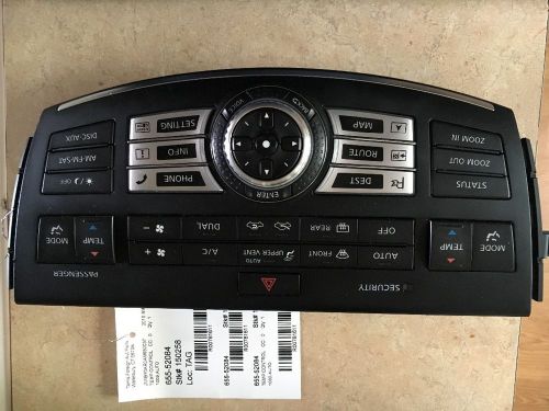 2008-2010 infiniti m35x (with nav) a/c , heater control