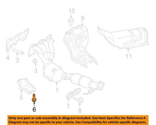 Ford oem lock hardware-rear door-upper hinge bolt w715134s439