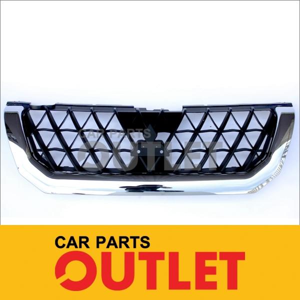 2000 2001 mits montero sport chrome grille black insert