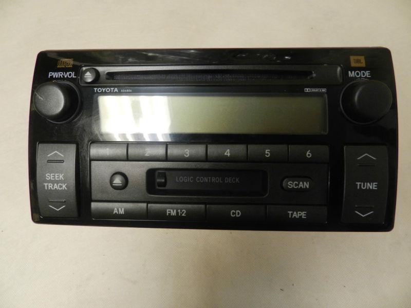 02 03 04 toyota camry jbl radio cd player receiver oem 86120-aa050