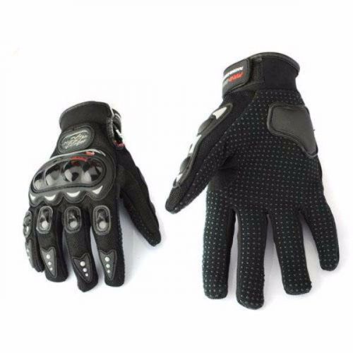 Motorcycle bike racing riding protective gloves black m