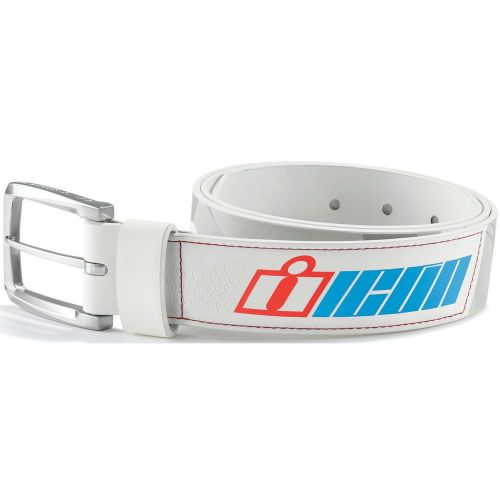 Icon double stack belt  white/blue