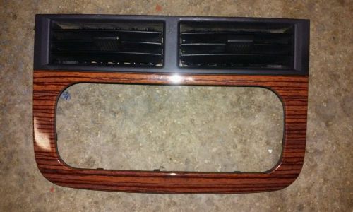 99 00 01 02 03 04 jeep grand cherokee radio bezel and vents oem wood grain