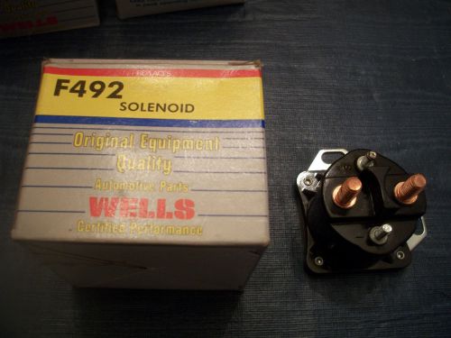 Wells f492 starter solenoid new in box
