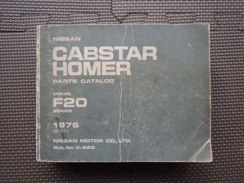 Jdm nissan cabstar / homer f20 series original genuine parts list catalog