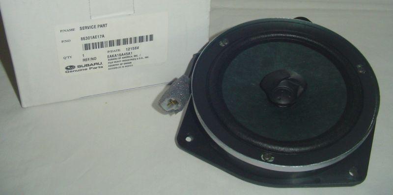 New! genuine subaru stereo/audio speaker~~front drivers side door~86301ae17a