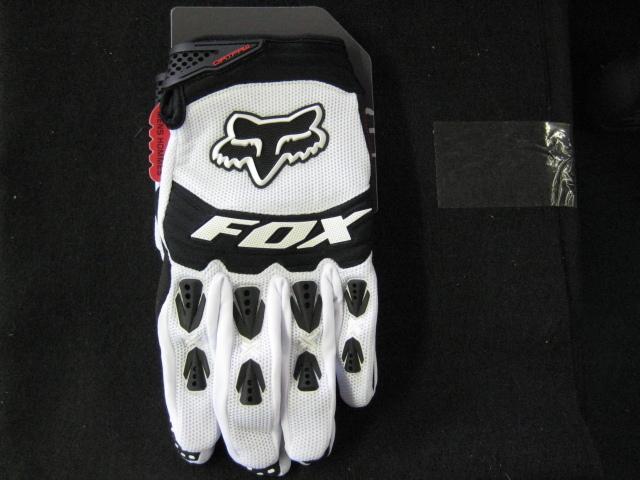 2012 fox dirtpaw race glove white size 9 m 