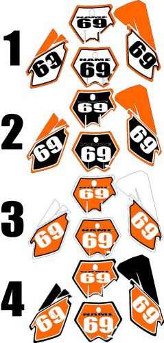 2003-2012 ktm sx85 sx 85 number plates side panels graphics decal