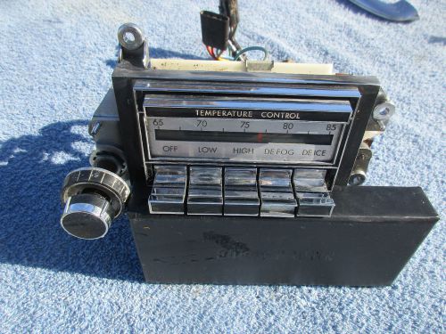 1968 -1969 lincoln continental heater dash controls