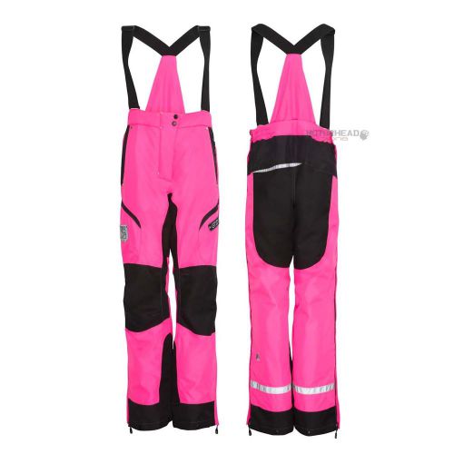 Snowmobile ckx exalt pants pink women large adult winter snow bibs waterpoof