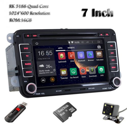 Quad core android4.4.4 car dvd wifi gps for vw golf polo passat tiguan jetta eos