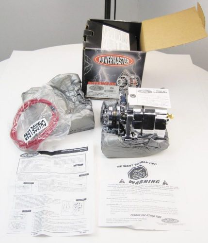 New powermaster chrome hi-amp alternator 37294 in original packaging