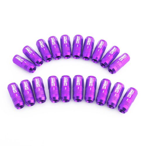 Racing d1 spec jdm purple 20 pcs wheel lug nuts for toyota honda ford