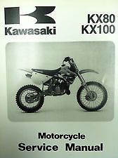 &#039;91-&#039;97 kawasaki kx80/kx100 service manual