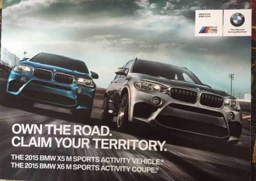 2015 bmw x5 m x6 m brochure &#034;own the road&#034;