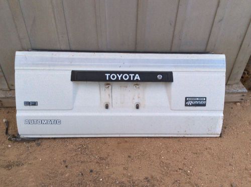 Toyota 4runner rear trunk lid gate decklid white door &amp; window 85 86 87 88 89