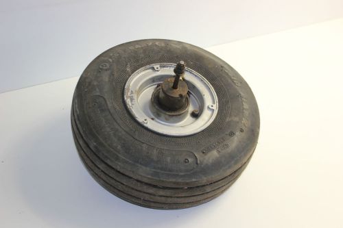 Cessna 150 nose gear wheel with axle