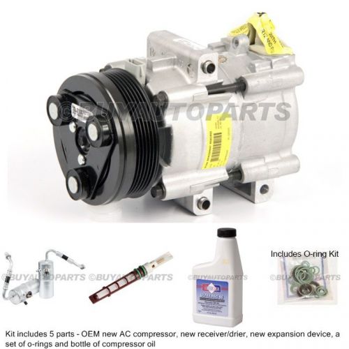 New air conditioning compressor kit - genuine oem ac compressor &amp; clutch + more