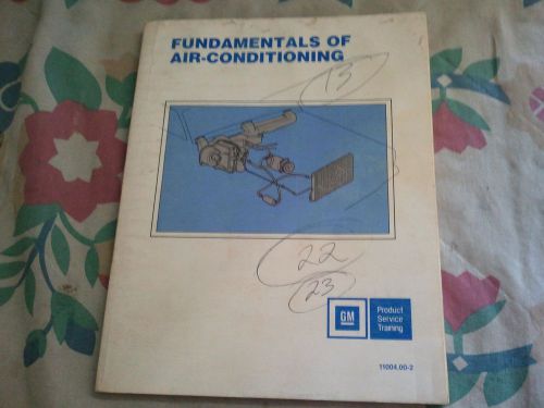 Fundamentals of air conditioning gm service training manual