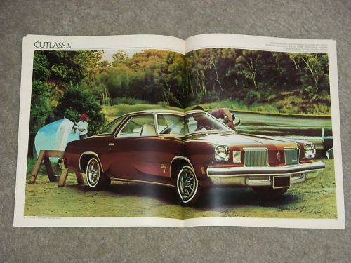 1974 oldsmobile full line original sales brochure w cutlass