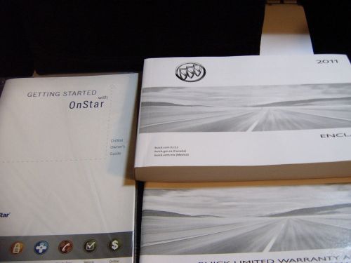 2011 buick enclave owners manual &#034;no longer available &amp; free u.s. shipping too!&#034;