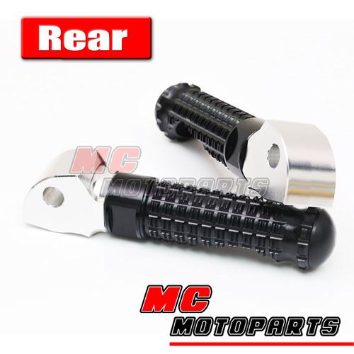 Black billet m-pro rear foot pegs honda vfr 800 f /abs 2002-2008 09 10 11 12 13