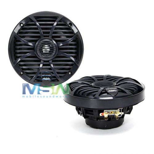 Wet sounds sw-65i-b 6-1/2&#034; 2-way salt water series marine coaxial speakers sw65i