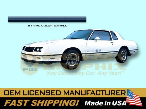 1983 1984 chevrolet monte carlo ss super sport decals &amp; stripes kit