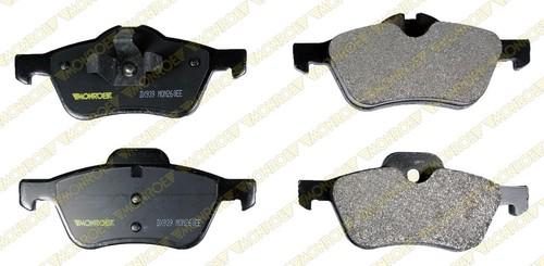 Monroe dx939 brake pad or shoe, front-monroe dynamics brake pad