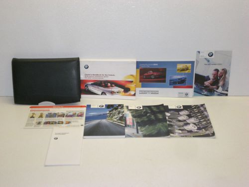 2001 bmw 325ci 330ci convertible factory owners manual with case