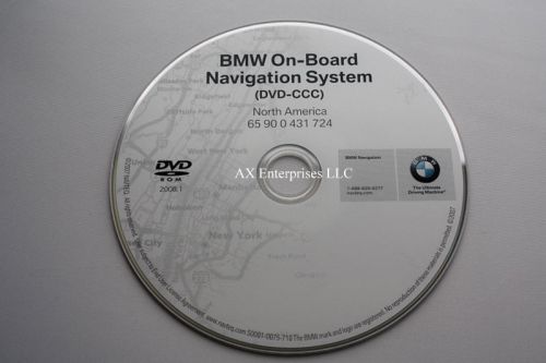 Bmw navigation dvd # 724 map edition © 2008.1 fits: 2007 328i 328xi 328ci 328cic