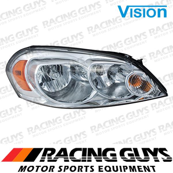 Rt passenger head light clear lense 06-10 chevy impala monte carlo