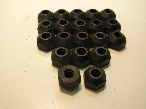 20 new 7/16&#034; fine thread lug nuts 1&#034; hex single sided allstar afco krc 092715-20