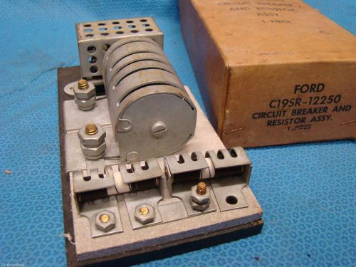 Ford c19sr12250 circuit breaker resistor assembly 1940s truck military nos