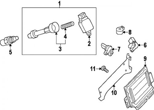 Nissan 23731ea20c genuine oem crnkshft sensor