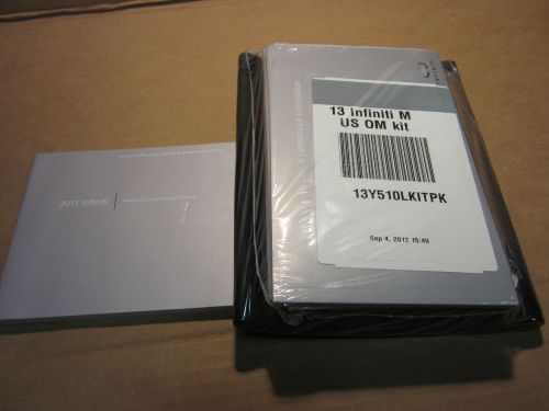 2013 infiniti m kit owners manual with navigation  (oem) - j1880