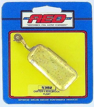 Aed carter &amp; edelbrock carburetor brass float for carb